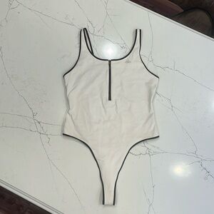 Alo cream bodysuit